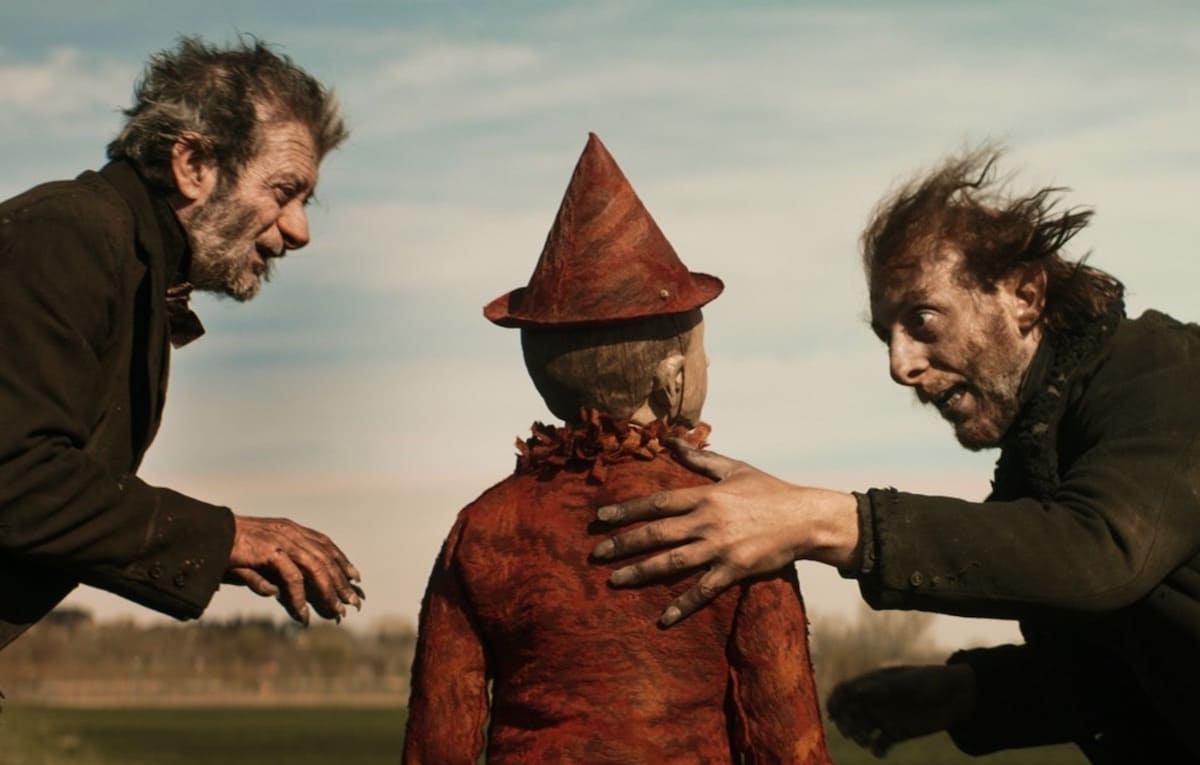 Special effects make-up for the characters the Cat and the Fox in the film 'Pinocchio' directed by Matteo Garrone